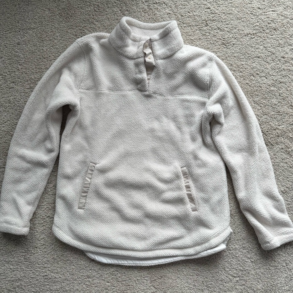 Thread & Supply Cream Pullover Fleece